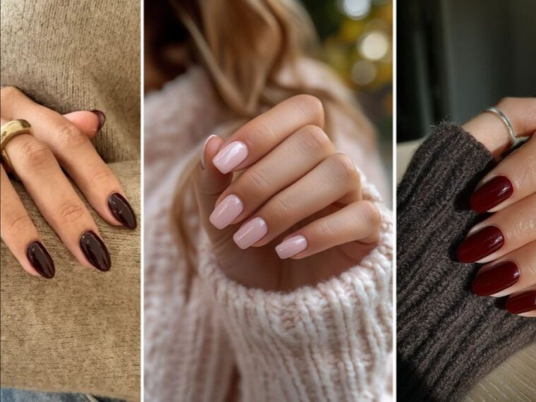elegant classy winter nails