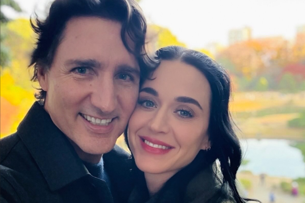 trudeau and katy perry